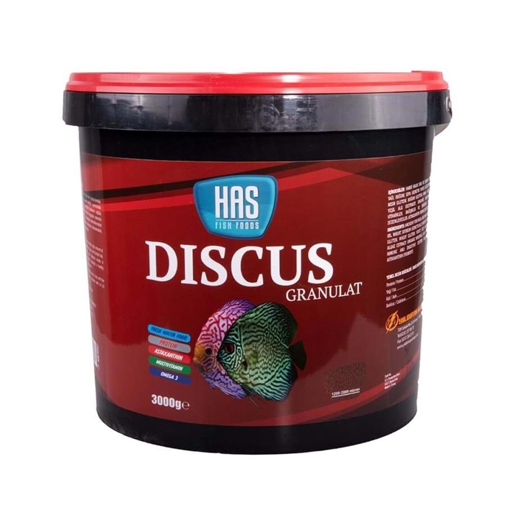 Has Discus Granulat Yem 3 Kg (003888)