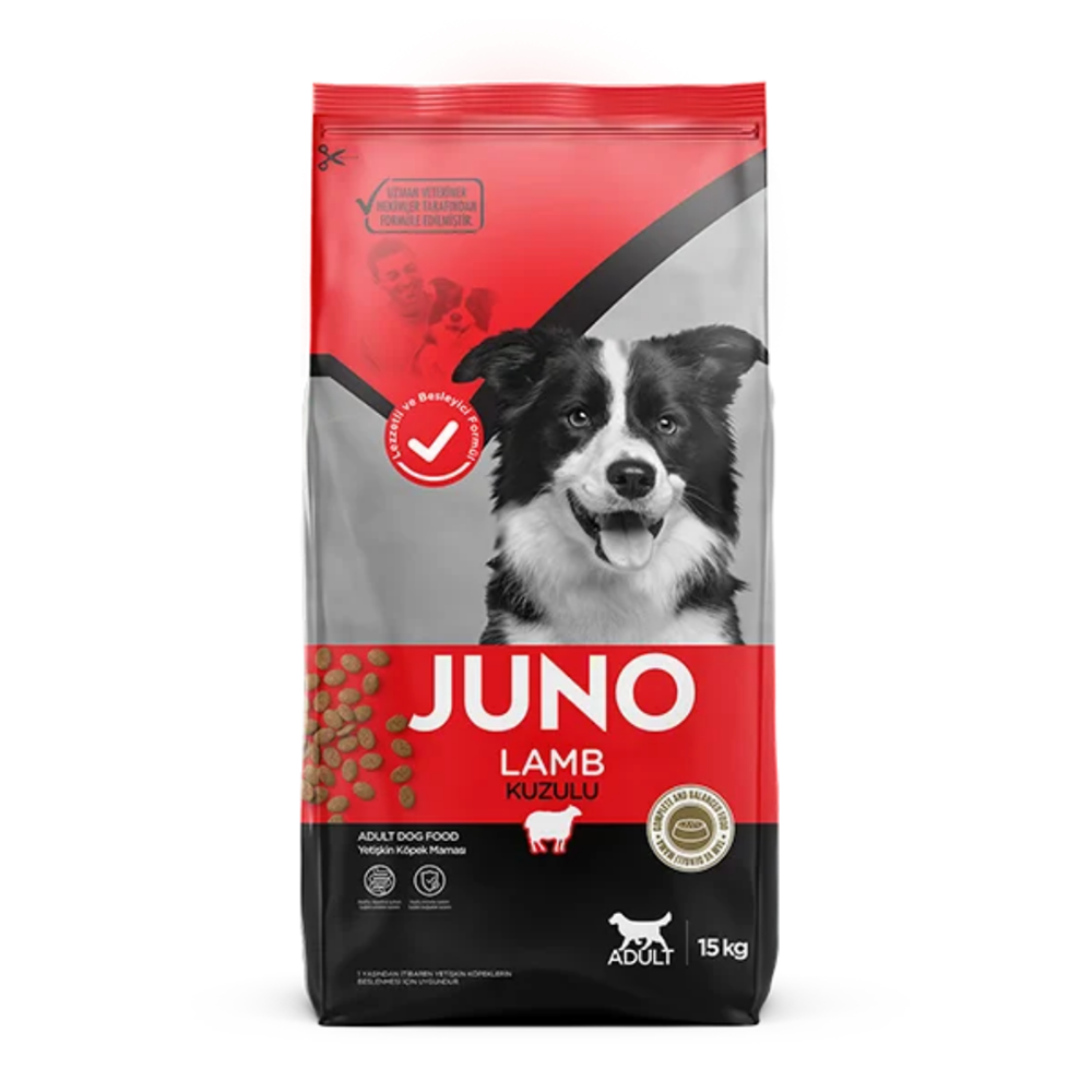 Juno Kuzu Etli Yetişkin Köpek Maması 15 Kg