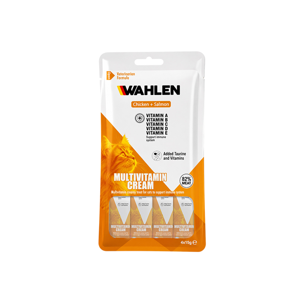 Wahlen Multivitamin Kediler için Krema 4x15 gr