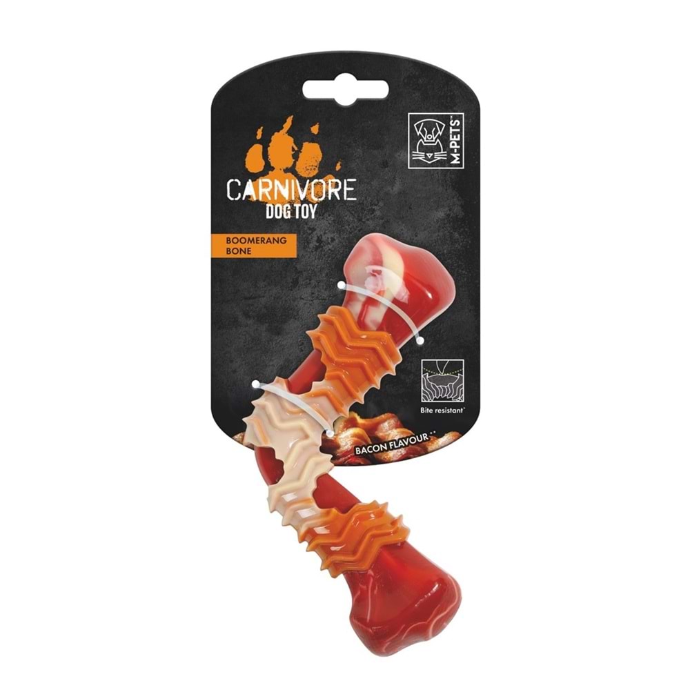 M-Pets Pastırma Aromalı Boomerang Bone Large 17x9cm