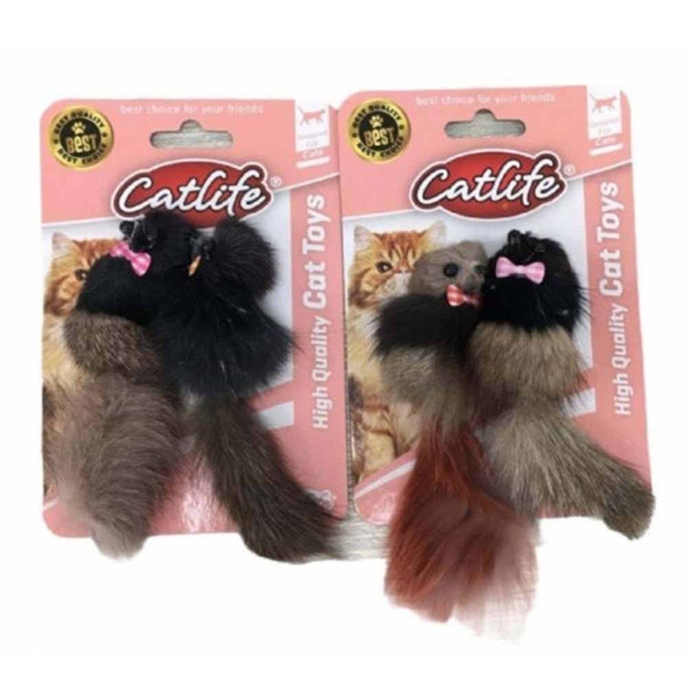 Catlife Kediler için Sevimli Fare 2li