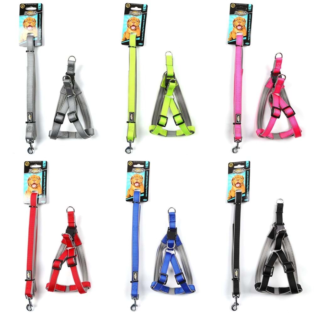 Doglife Soft Göğüs Tasması ve Gezdirme 1,5cm