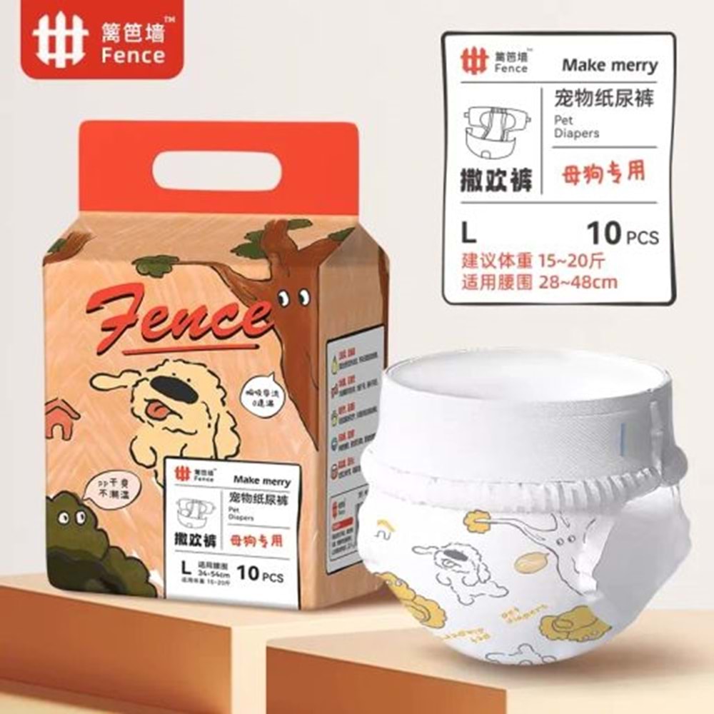 Evcil Hayvanlar için Külot Bez L