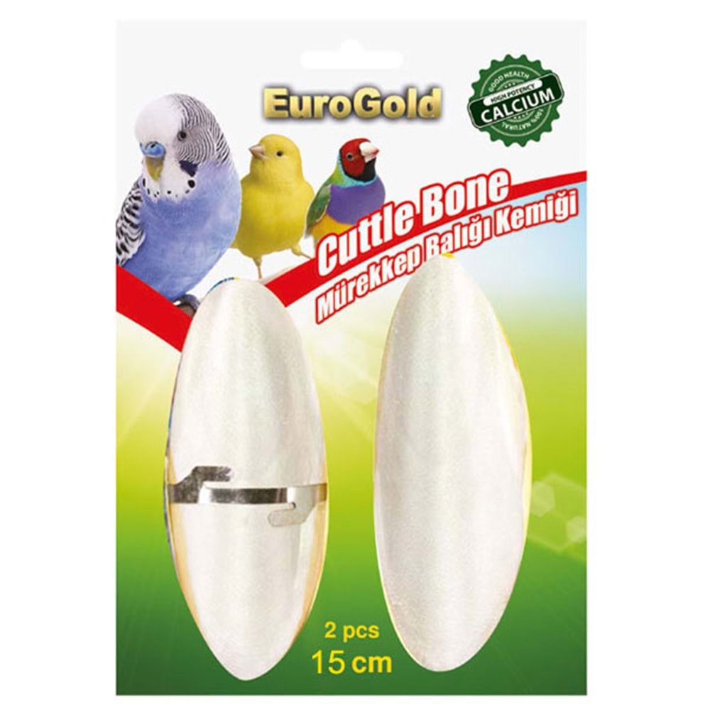 EuroGold Mürekkep Balığı Kemiği 2li 15 cm x 12 Adet