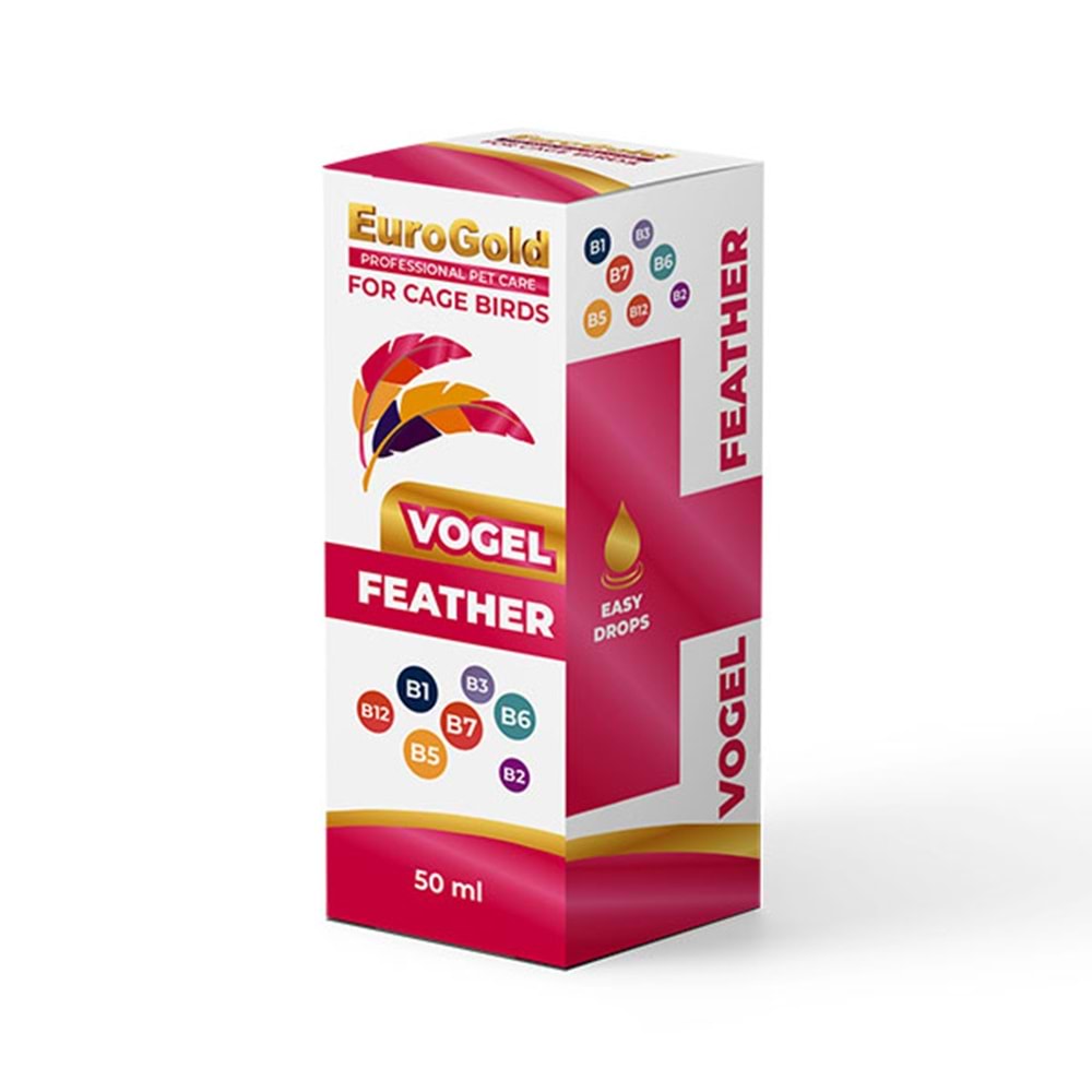 EuroGold Vogel Feather Damla 50 ml x 6 Adet