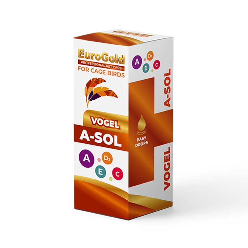 EuroGold Vogel A-Sol Damla 50 ml x 6 Adet