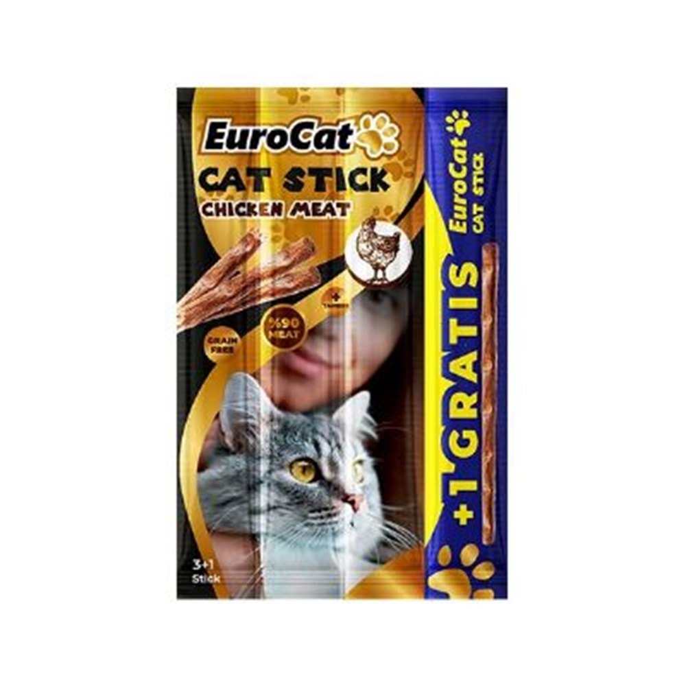 EuroGold Cat CatStick Tavuklu 4x5 gr