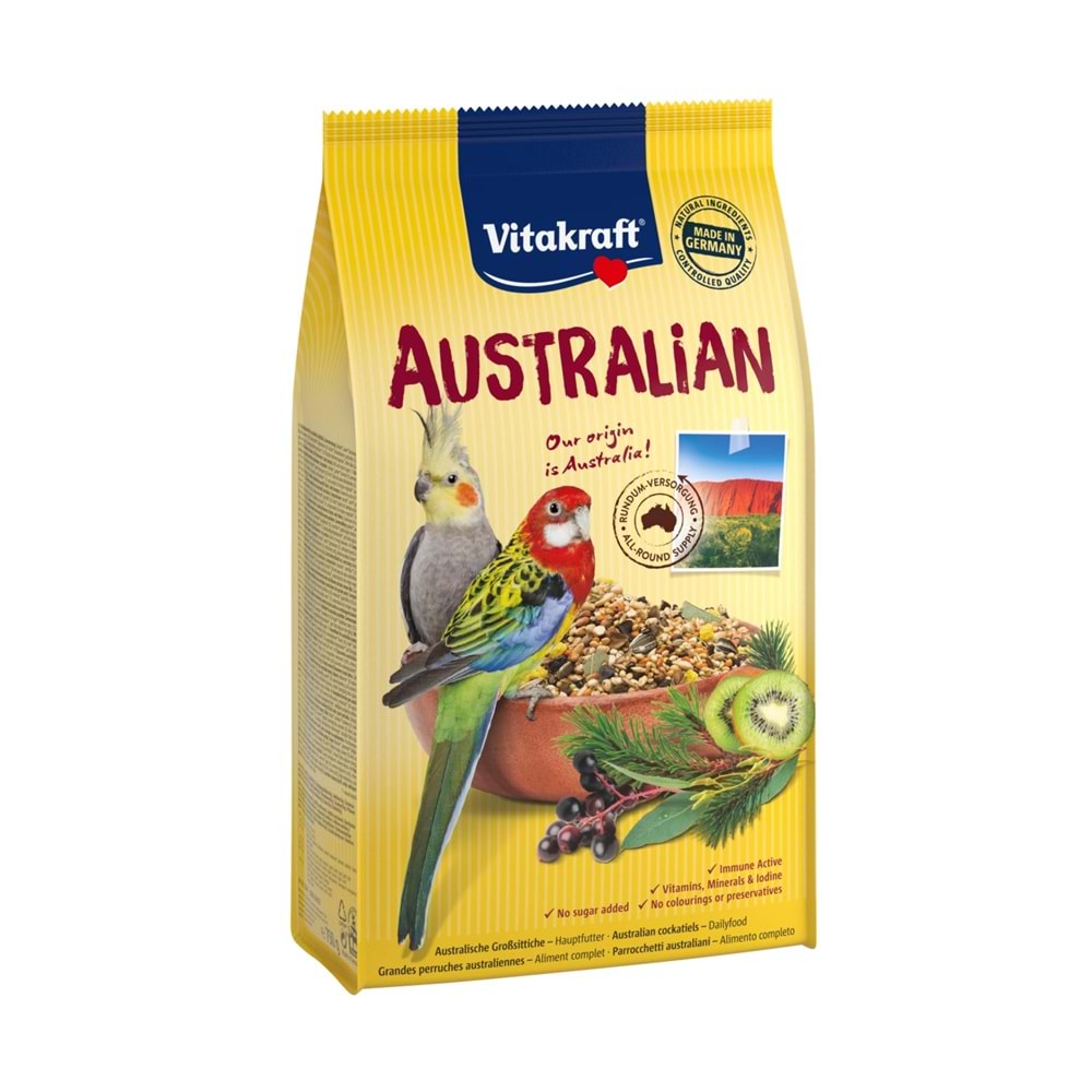 Vitakraft Avustralya Papağan Paraket Kokteyl 750 Gr 5'li