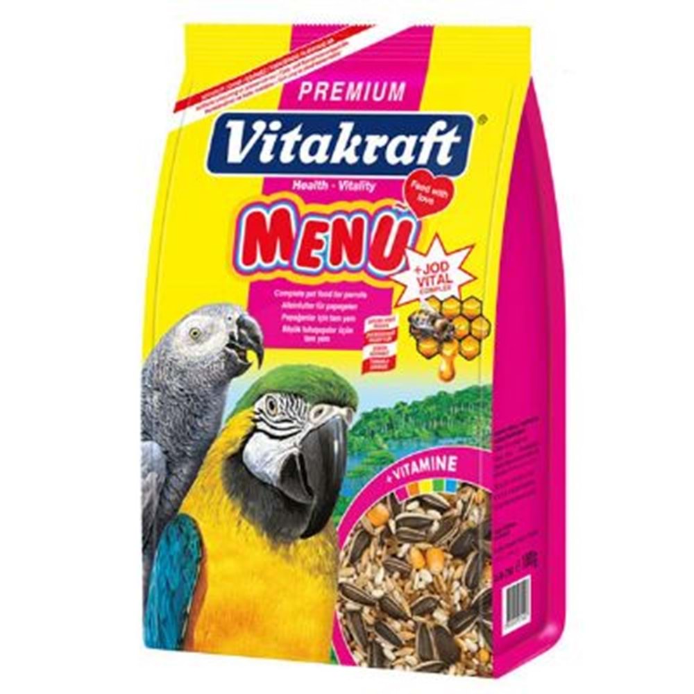 Vitakraft Menu Papağan Yemi 1000 Gr 5li