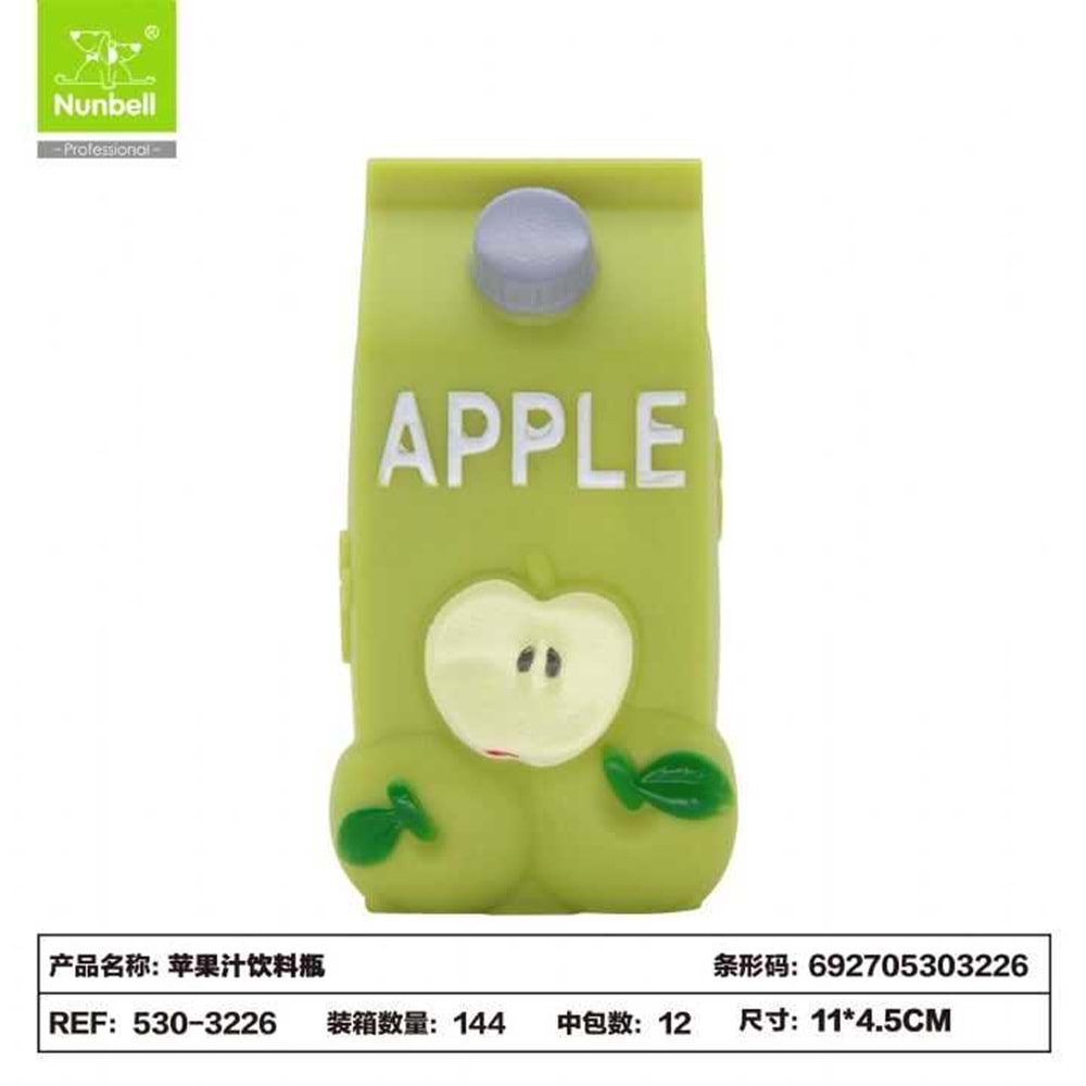 Elma Suyu Kabı Plastik Köpek Oyuncak