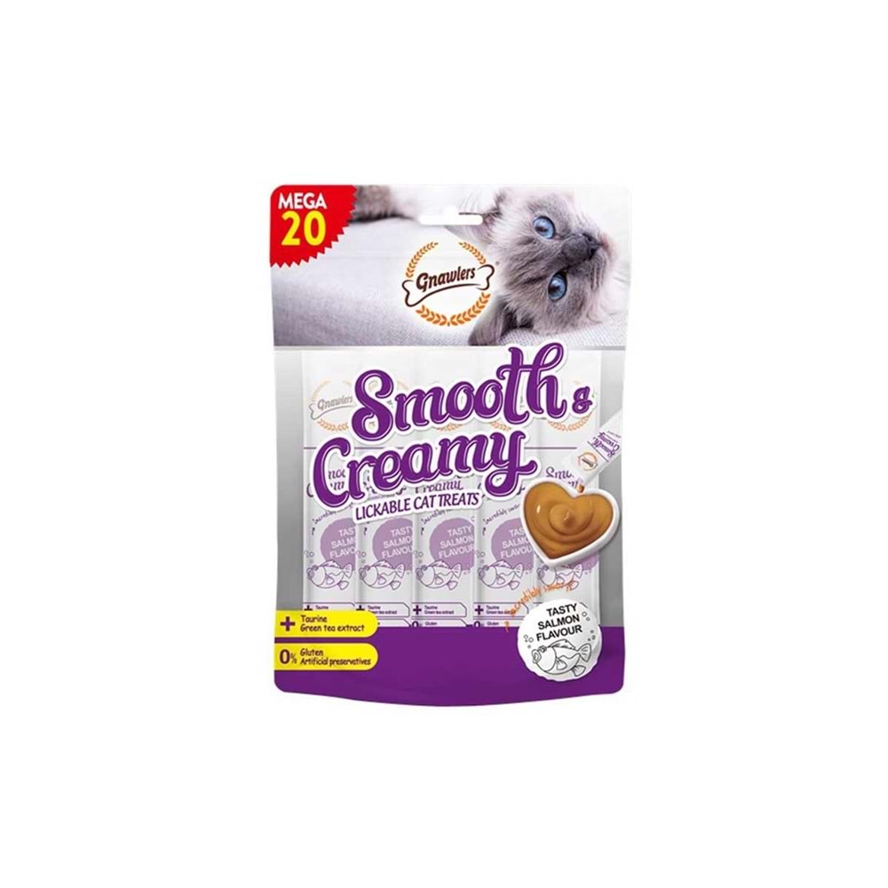 Gnawlers Somonlu Krema Kedi Ödül Maması 20x15gr