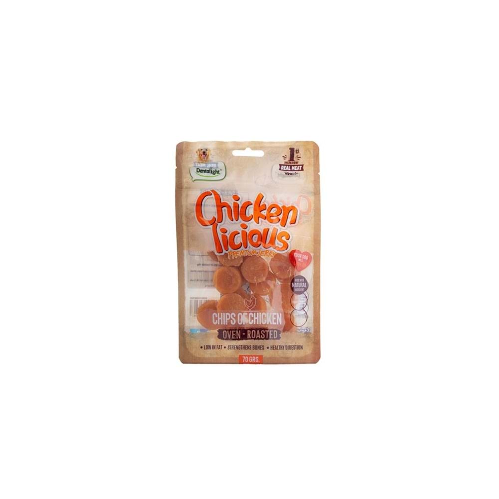 Dentalight Chickenlicious Tavuk Cips 70 Gr