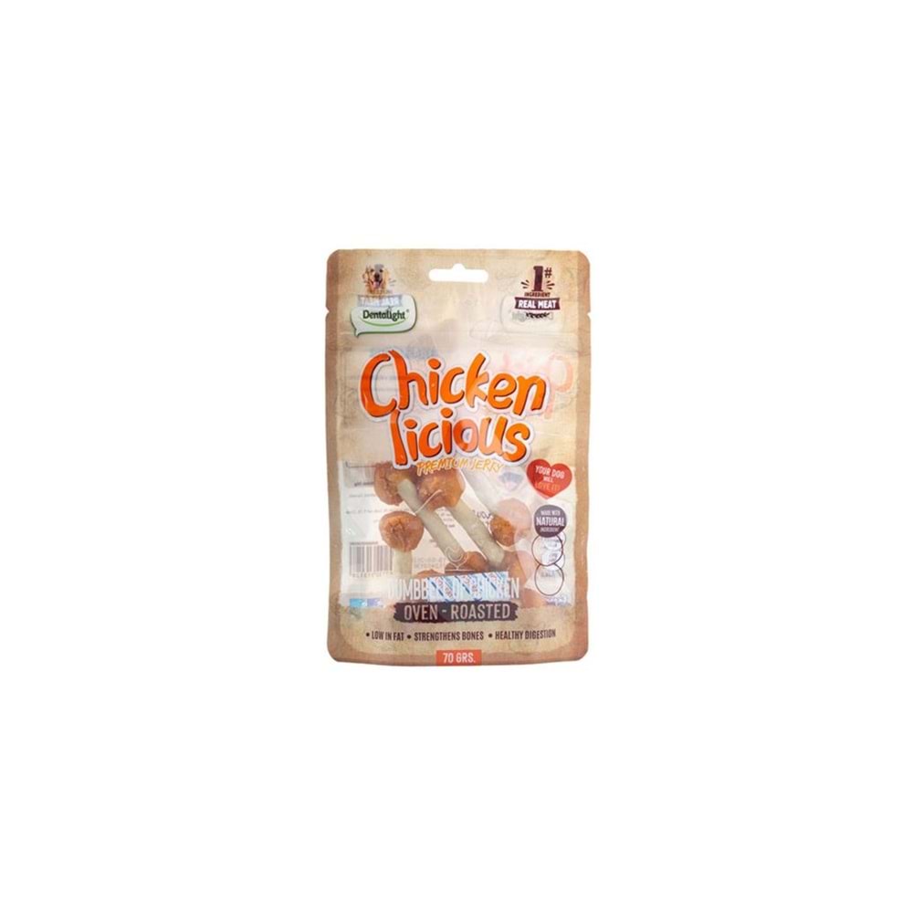 Dentalight Chickenlicious Tavuk Sargılı Baget 70 Gr