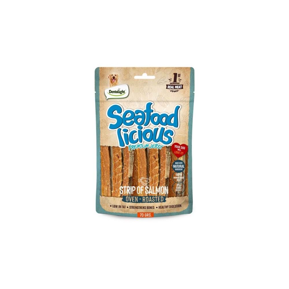 Dentalight Seafoodlicious Somon Şeritleri 70 Gr