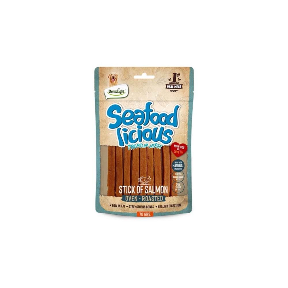 Dentalight Seafoodlicious Somon Çubukları 70 Gr