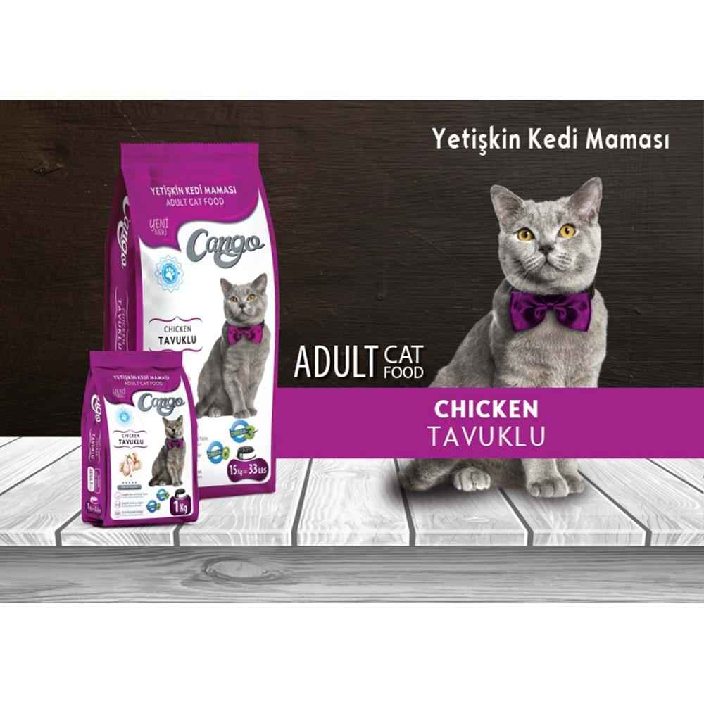 Cango Yetişkin Kedi Maması Tavuk Etli 15 Kg
