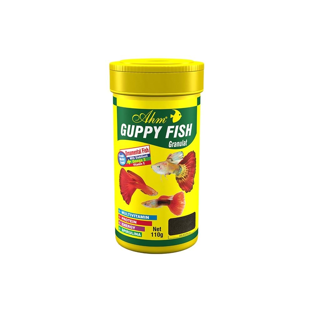 Ahm Guppy Fish Granulat 100 Ml