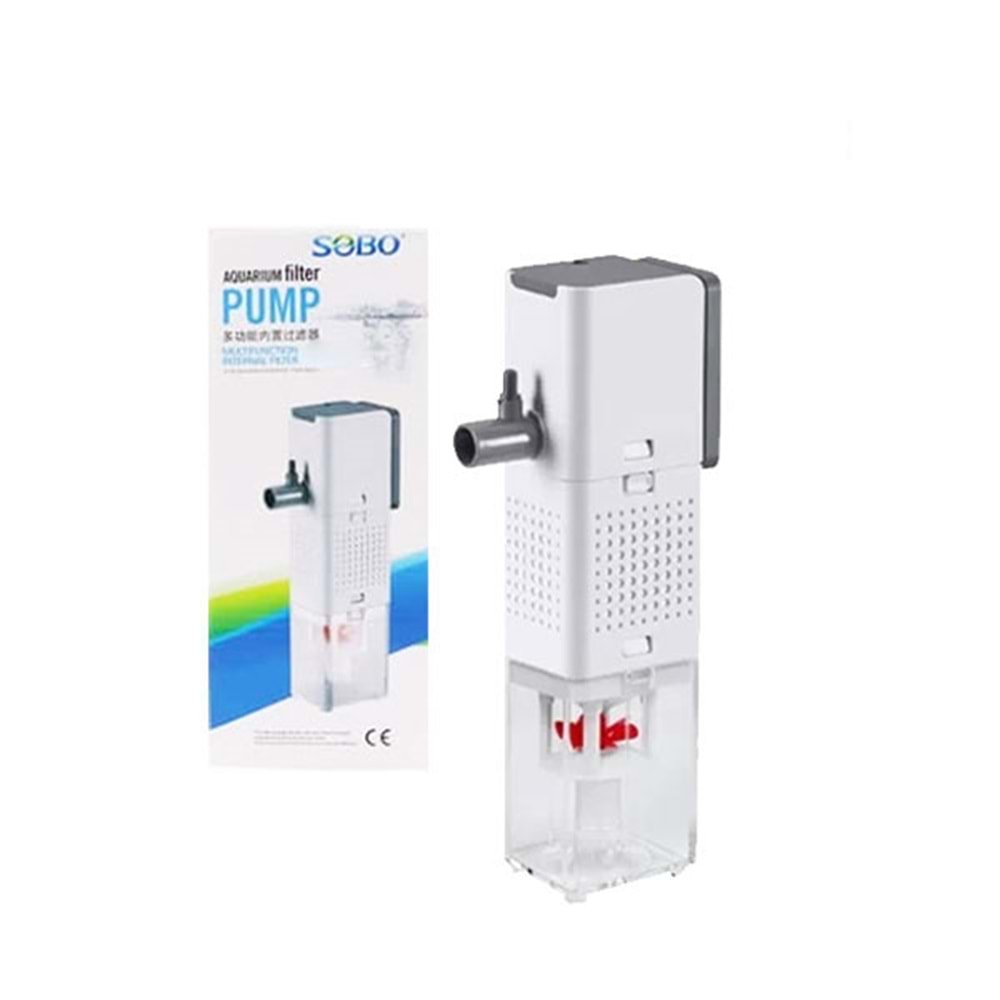 Sobo AQ-2000F İç Filtre Yeni Nesil Beyaz 28W 1800 Lt/h