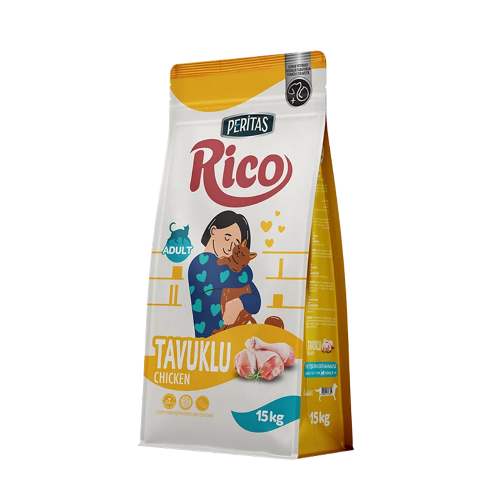 Rico Tavuklu Yetişkin Kedi Maması 15 Kg