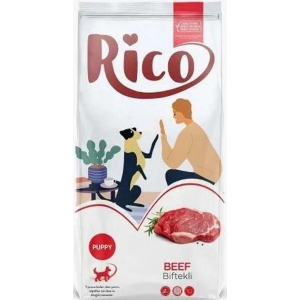 Rico Sığır Etli Yavru Köpek Maması 3 Kg
