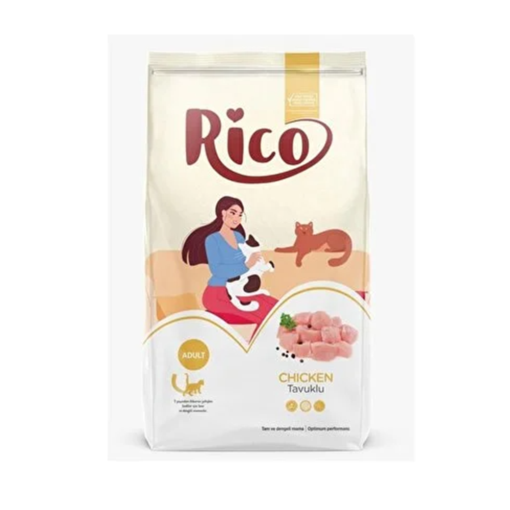 Rico Tavuklu Kısırlaştırılmış Yetişkin Kedi Maması 2 Kg