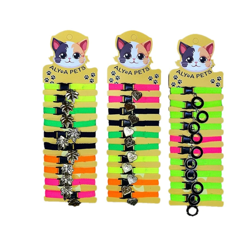 Madalyonlu Kedi Boyun Tasması 10lu