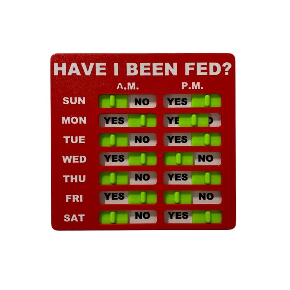 Evcil Hayvan Besleme Hatırlatıcısı - Mama Tablosu