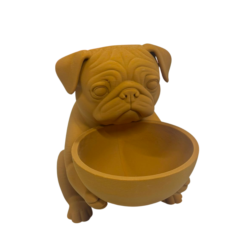 Küçük Köpek Modelli Mama Su Kabı