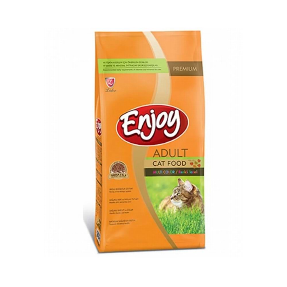 Enjoy Multi Color Tavuklu Kedi Maması 15 Kg