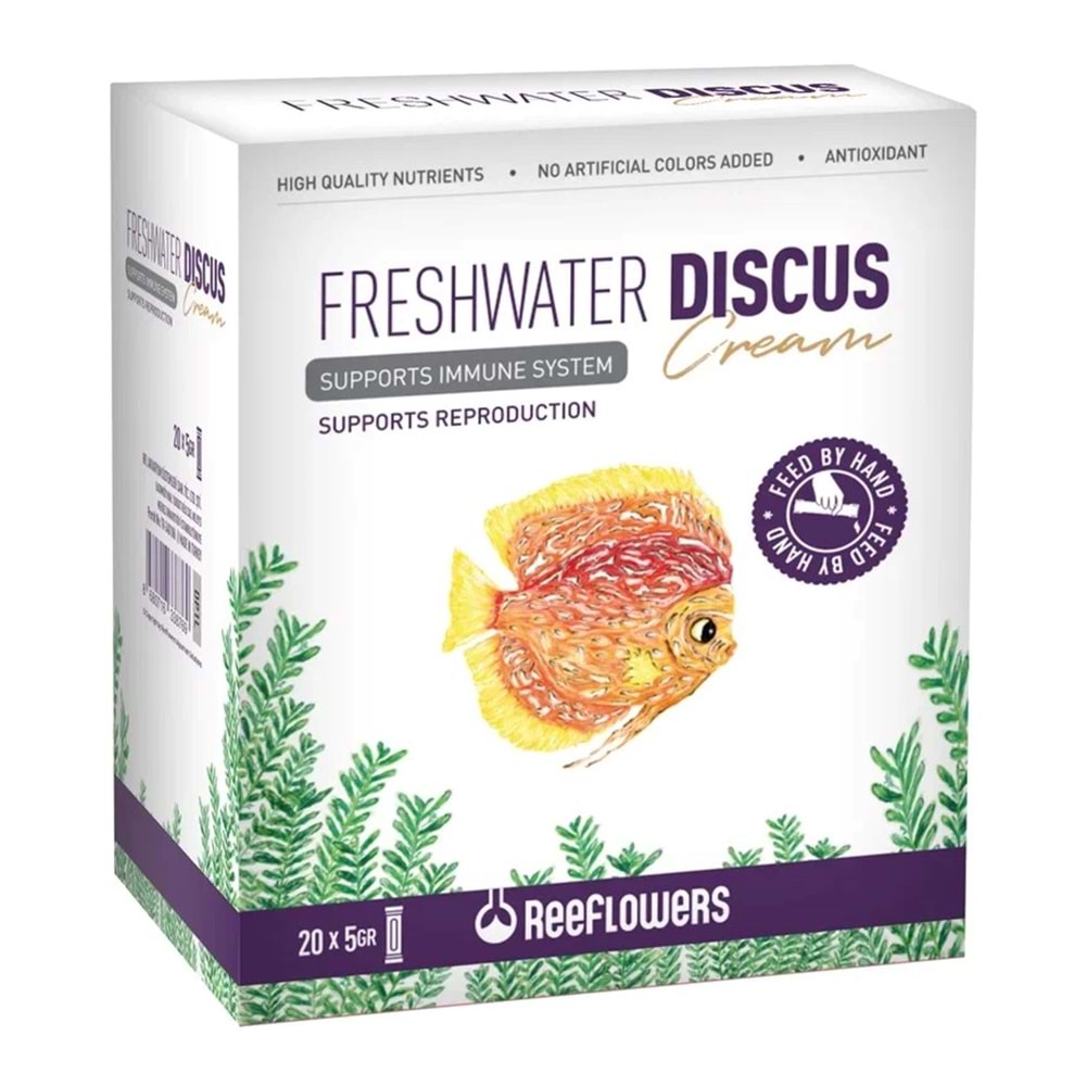 Reeflowers Freshwater Discus Cream Balık Yemi 5 Gr 20'li