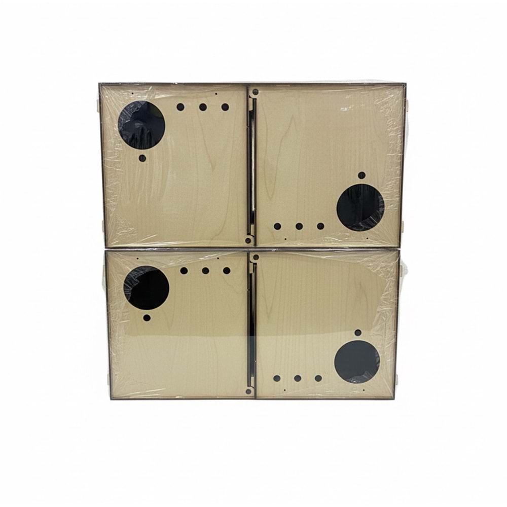 Papağan Yuvası Lazer Kesim Akçaağaç 4lü