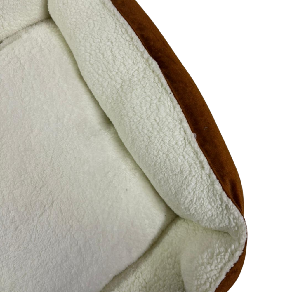 Pet Steel Kare Peluş Yatak 48x60 cm