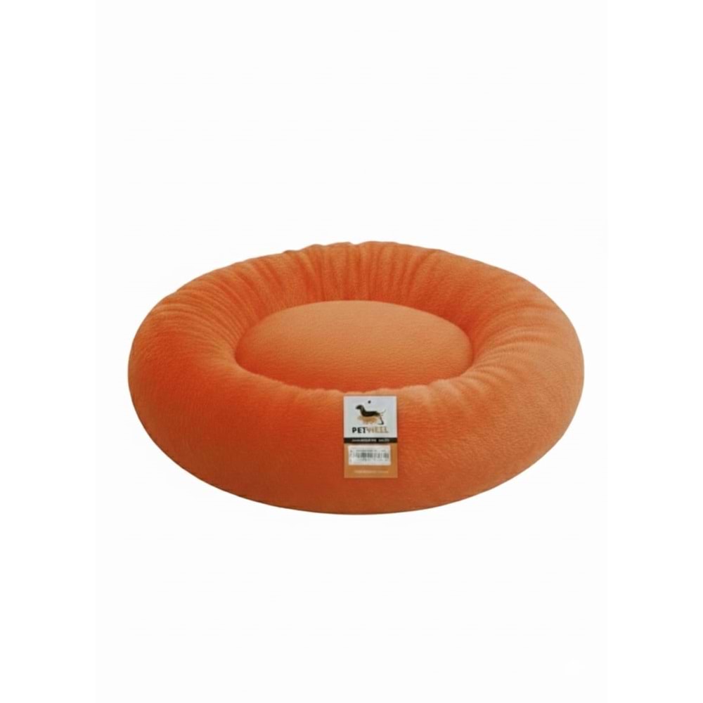 Pet Steel Toscana Donut Yatak Turuncu