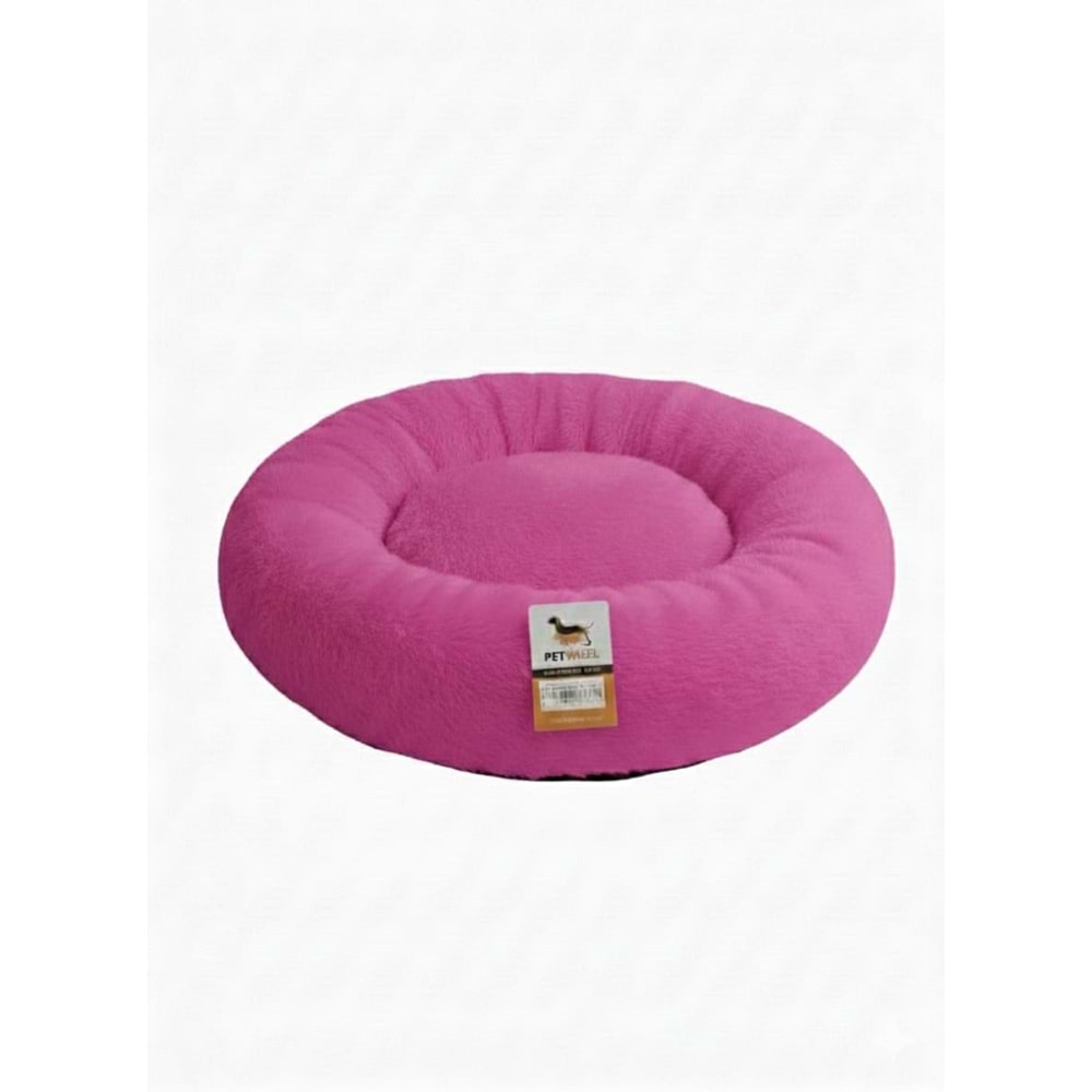 Pet Steel Toscana Donut Yatak Pembe