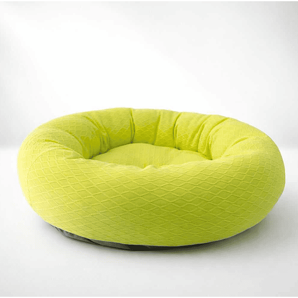 Simit Yatak Eko Silikon Elyaf Neon Sarı
