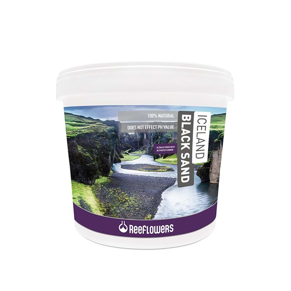 Reeflowers Iceland Black Sand (Siyah Kum 3-5 mm) 25 Kg
