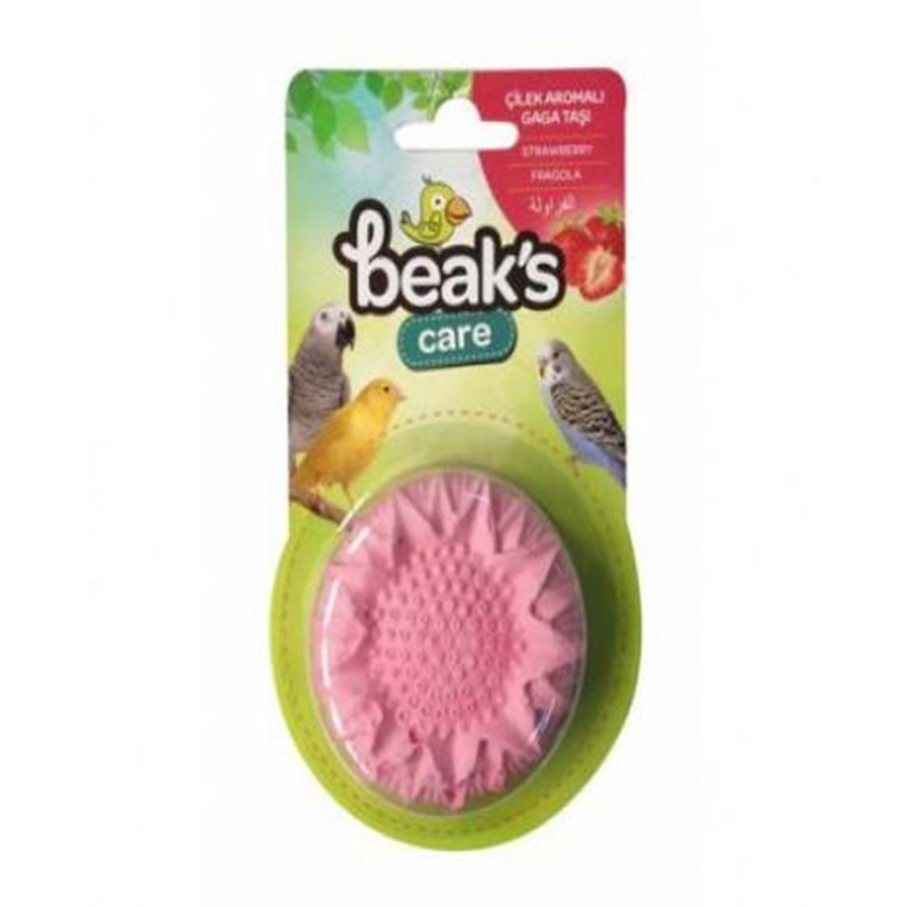 Beaks Care Gaga Taşı Çilekli Tekli Büyük 8li