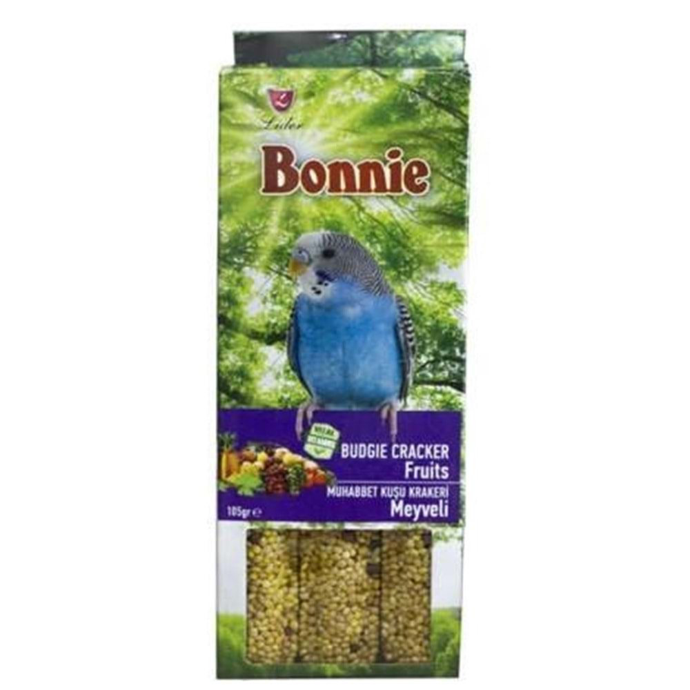 Bonnie Üçlü Muhabbet Krakeri Meyveli 10lu