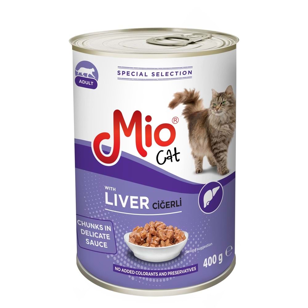 Mio Ciğerli Kedi Konservesi 400 gr 10lu