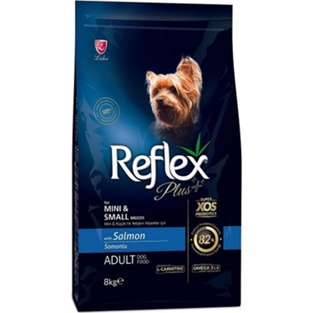 Reflex Plus Somonlu Küçük Irk Yetişkin Köpek Maması 8kg