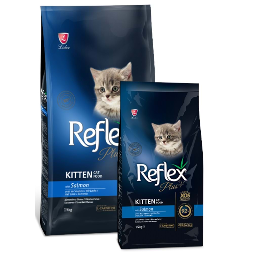 Reflex Plus Kitten Somonlu Yavru Kedi Maması 1.5kg