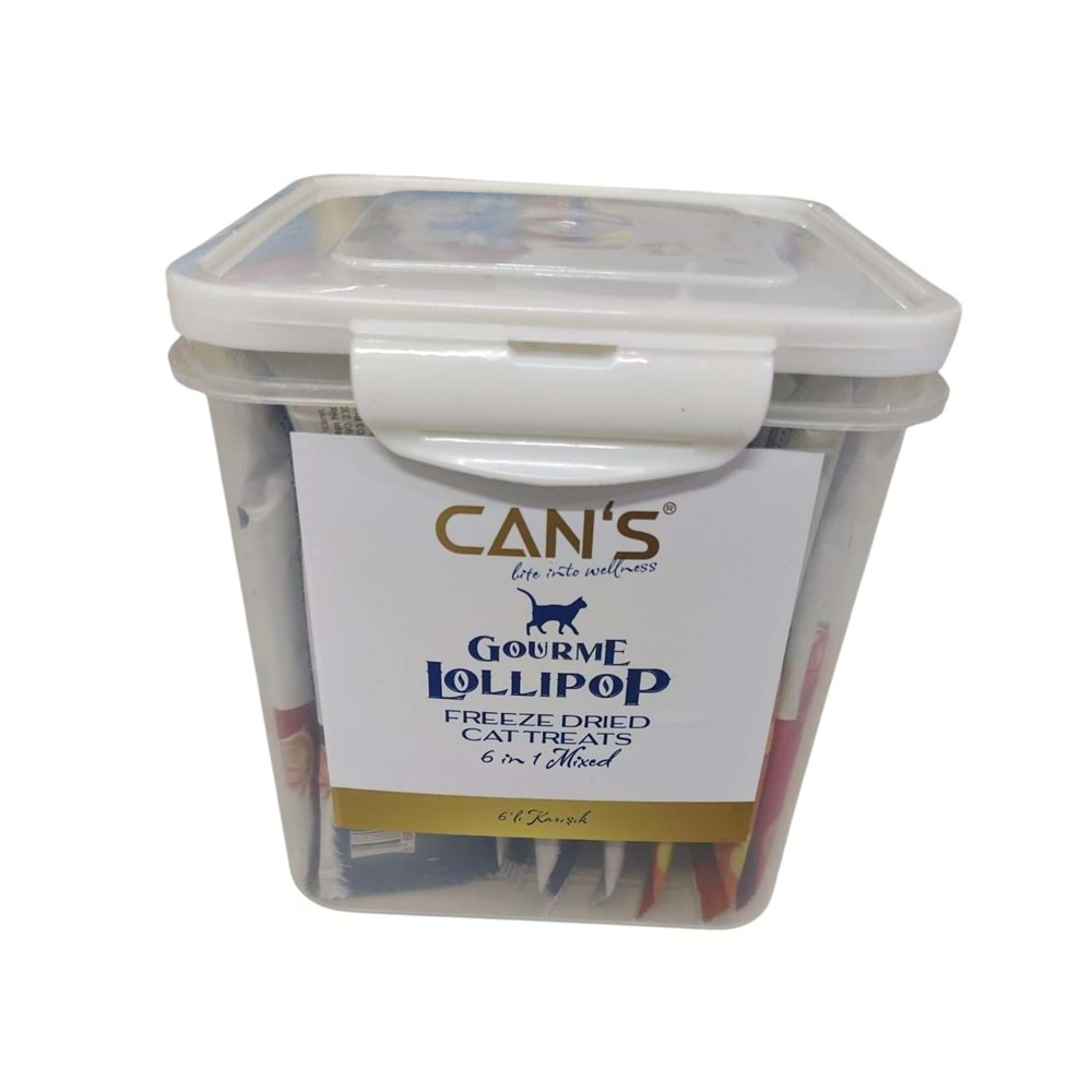 Cans Lollipop Mix Kutulu 30x1.4 gr