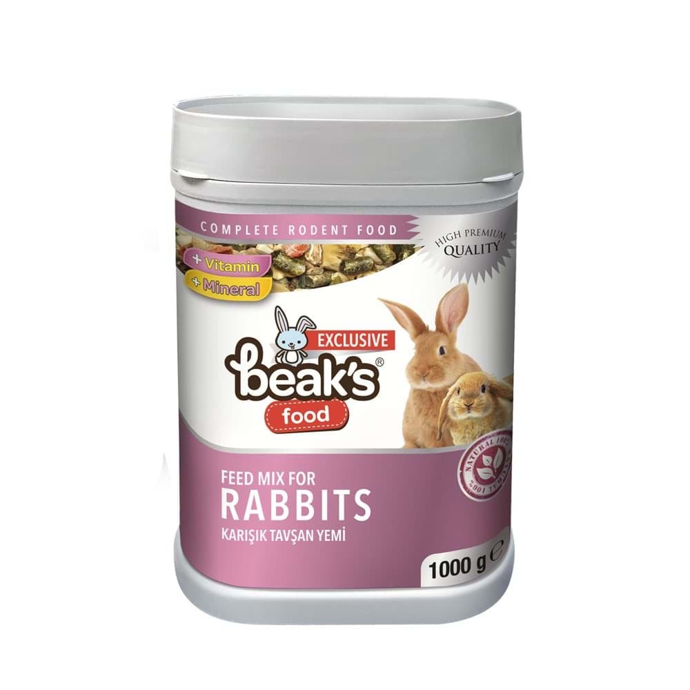 Beaks Exclusive Tavşan Yemi 1000 Gr