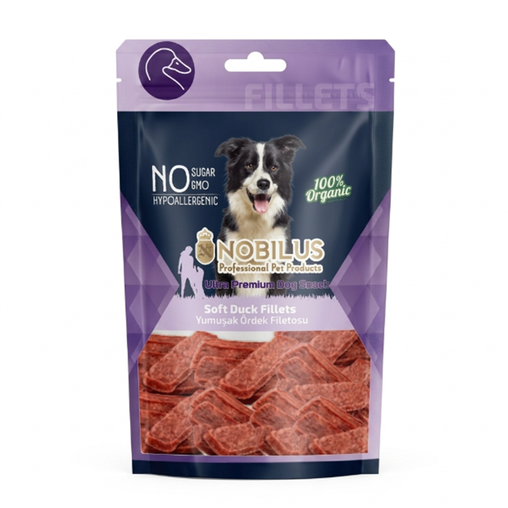 Nobilus Yumuşak Ördek Fileto Köpek Ödülü 80 Gr