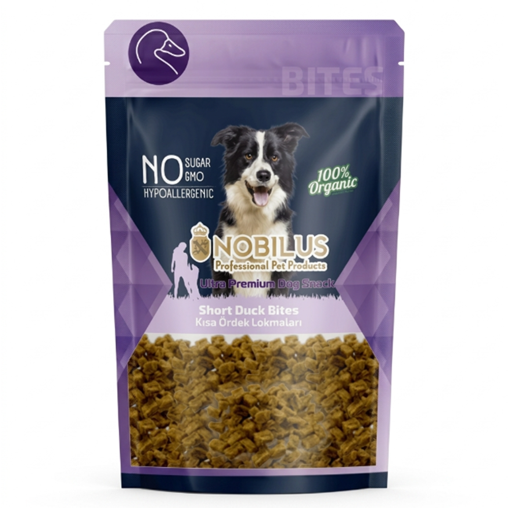 Nobilus Küçük Ördek Lokmaları Köpek Ödülü 80 Gr