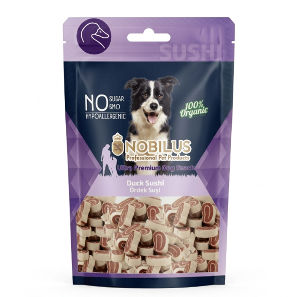 Nobilus Ördek Sushi Köpek Ödülü 80 Gr