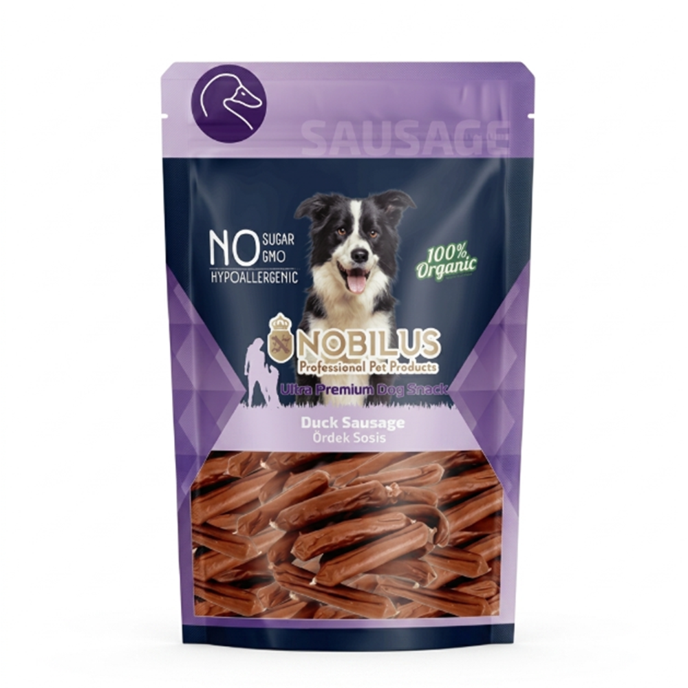 Nobilus Ördek Sosis Köpek Ödülü 80 Gr