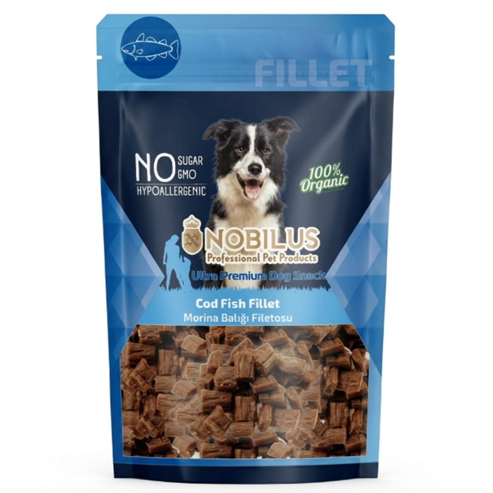 Nobilus Morina Balığı Fileto Köpek Ödülü 80 Gr