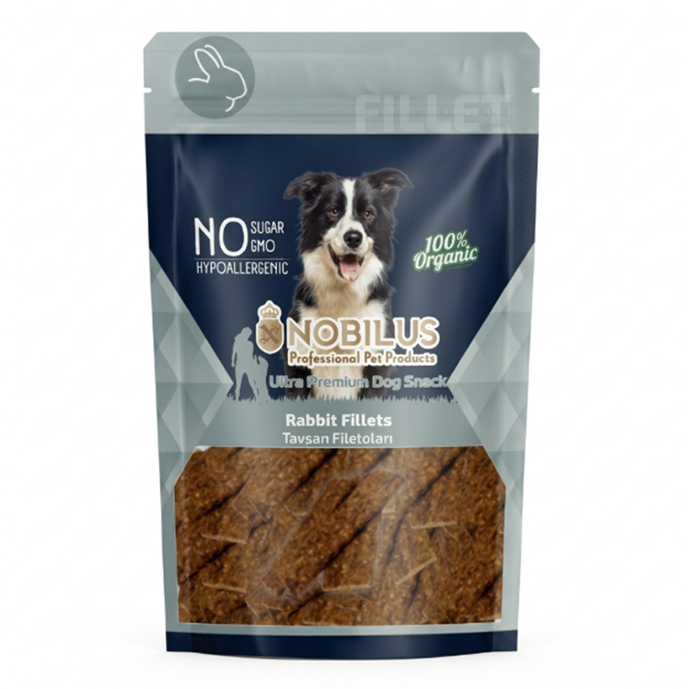 Nobilus Tavşan Fileto Köpek Ödülü 80 Gr