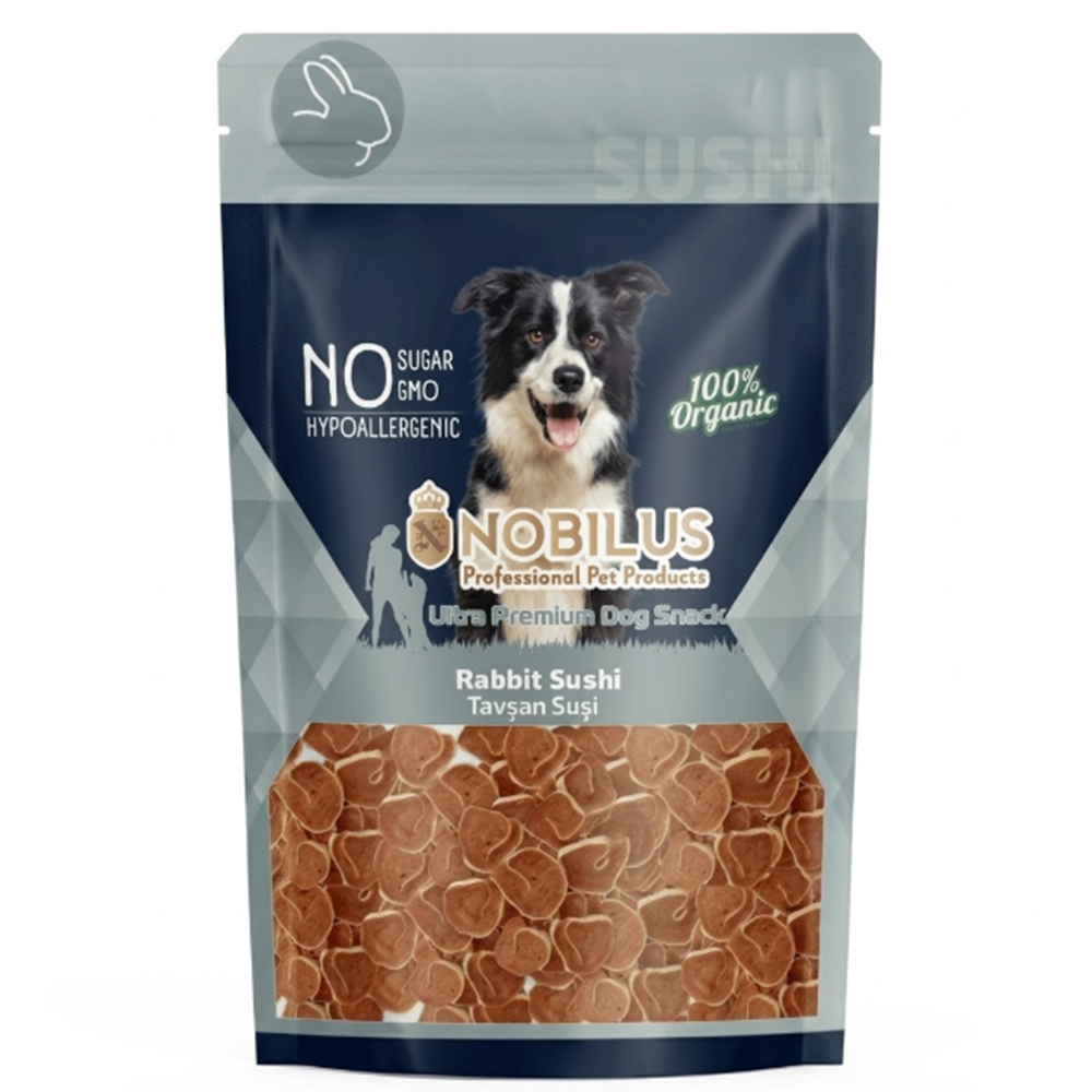 Nobilus Tavşan Sushi Köpek Ödülü 80 Gr
